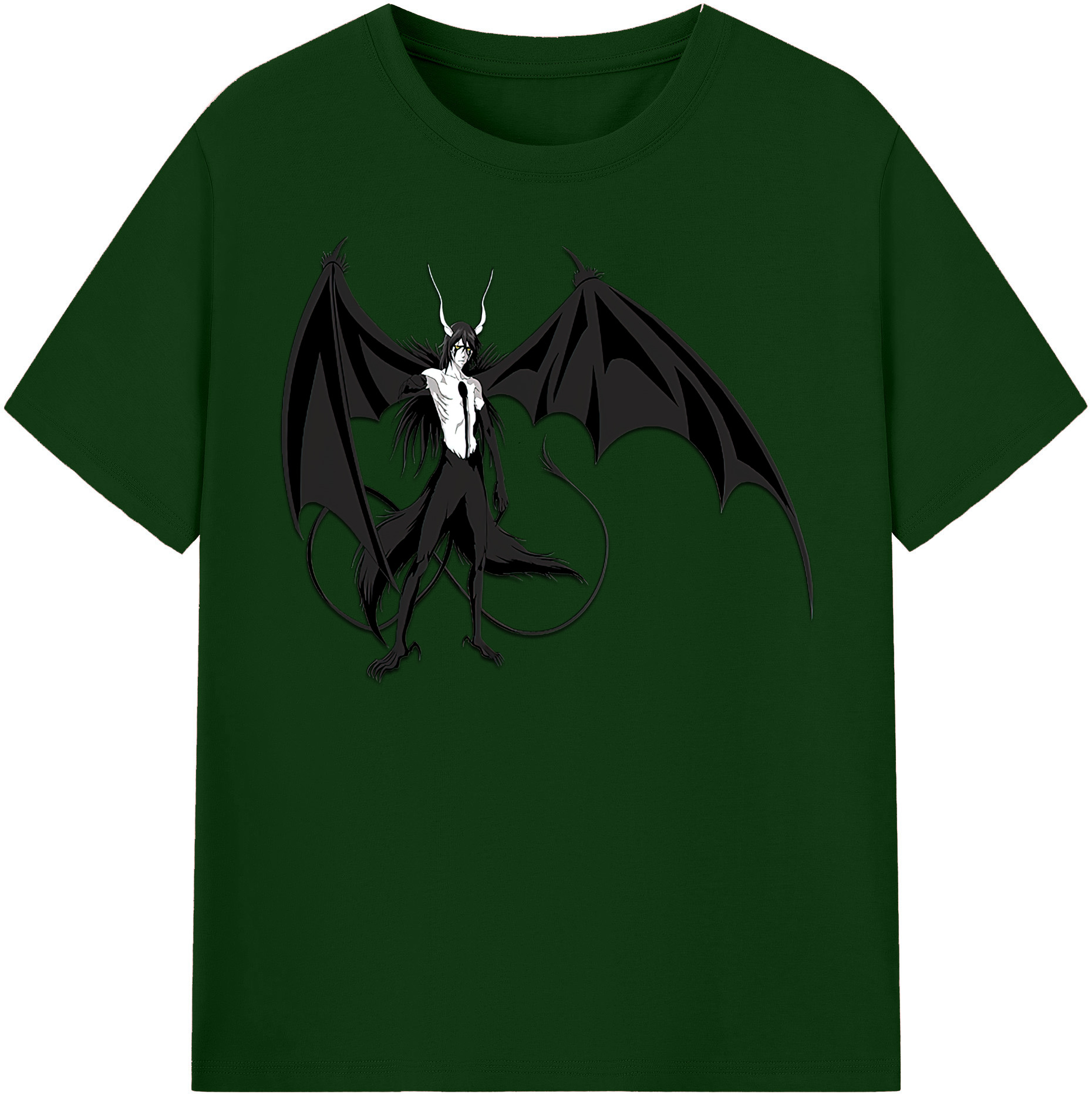 （画像用） ブリーチ ウルキオラ·シファー BLEACH Ulquiorra cifer 綿100％半袖Tシャツ（フロントプリント）